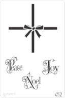 STENCIL 20X30CM 452 CHRISTMAS