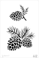 STENCIL 20X30CM 442 PINHAS