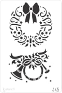 STENCIL 20X30CM 445 GRINALDA COM INSTRUMENTO