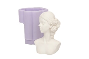 MOLDE SILICONE BUSTO DAMA 7.5X6X10CM MLD267
