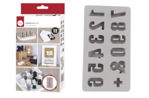 MOLDE SILICONE NUMEROS 14.5X26X2.5CM RAYHER