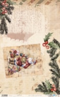 PAPEL ARROZ 54X33CM FATHER CHRISTMAS PFY-12189