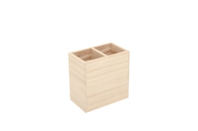 SET 2 COPOS COM DIVISORIA 12X7X12CM