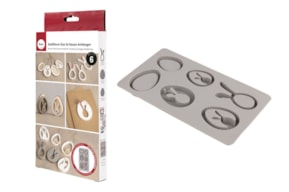 MOLDE OVOS + COELHOS 14.5X26X1.2CM  RAYHER