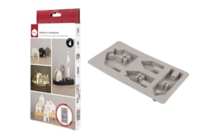 MOLDE SILICONE CASAS 14.5X26X1.7CM  RAYHER