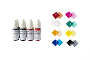 KIT 8 PIGMENTOS 15ML PARA RESINA EPOXI  PAJARITA