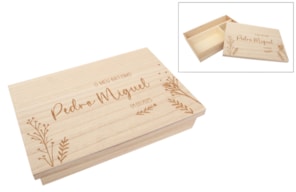 CAJA DE BAUTIZO 38X25X7.5CMPERSONALIZABLE 37.5X24.5X6