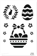 STENCIL 20X30CM 455 EASTER