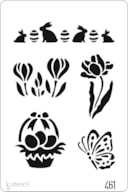 STENCIL 20X30CM 461 PÁSCOA