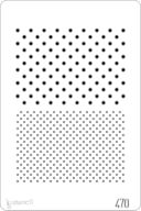 STENCIL 20X30CM 470 CÍRCULOS