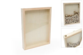 QUADRO 35X45X5.5CM PARA ROLHAS CORTIÇA