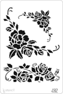 STENCIL 20X30CM 492 FLORES