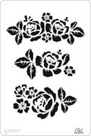 STENCIL 20X30CM 494 FLORES