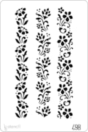 STENCIL 20X30CM 498 FLORES