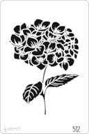 STENCIL 20X30CM 512 FLORES