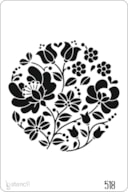 STENCIL 20X30CM 518 MANDALA FLORAL