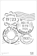 STENCIL 20X30CM 531 SELOS