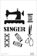 STENCIL 20X30CM 545 COSTURA