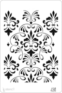 STENCIL 20X30CM 491 FLORES