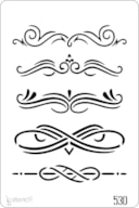 STENCIL 20X30CM 530 ARABESCOS