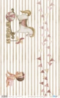 RICE PAPER 54X33CM SWEET BABY GIRL HORSE PFY-14717