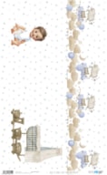 RICE PAPER 54X33CM SWEET BABY BOY NURSERY PFY-14721