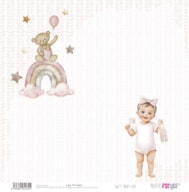 PAPEL SCRAP 30.5X31.8CM SWEET BABY GIRL PFY-14432