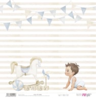 PAPEL SCRAP 30.5X31.8CM SWEET BABY BOY PFY-14442