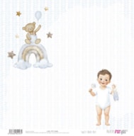 PAPEL SCRAP 30.5X31.8CM SWEET BABY BOY PFY-14446