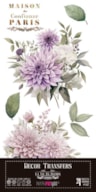 DECOR TRANSFERS 15X30CM DAHLIAS PFY-14769