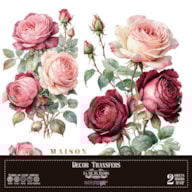 DECOR TRANSFERS 30X30CM ROSES PFY-14791