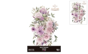 DECOR TRANSFERS 60X90CM DAHLIAS PFY-14826