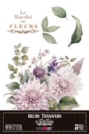 DECOR TRANSFERS 20X30CM DAHLIAS PFY-14807