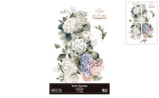 DECOR TRANSFERS 60X90CM HYDRANGEAS PFY-14824