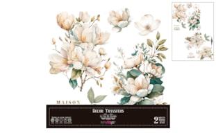 DECOR TRANSFERS 30X30CM MAGNOLIAS PFY-14783