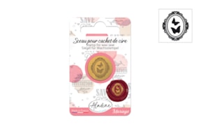 SINETE LATAO D. 1.8CM 70237 VINTAGE BORBOLETAS