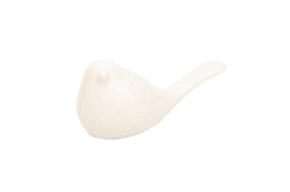PASSARO MEDIO 15X7X7CM  BRANCO