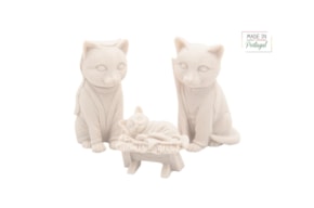 SET 2 NATIVITY FAMILY 2191  10CM
