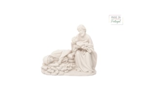 SET 2 NATIVITY FAMILY 2174  12CM