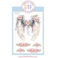 TRANSFER DTF-017G 20X28.5CM ASAS E FLORES