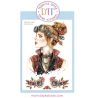 TRANSFER DTF-011P 14.28X19CM DAMA