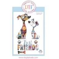 TRANSFER DTF-027P 14.28X19CM CAES BEST FRIENDS