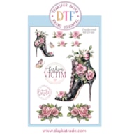 TRANSFER DTF-030P 14.28X19CM SAPATOS FASHION VICTIM