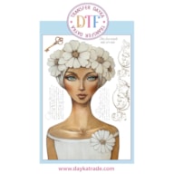 TRANSFER DTF-039P 14.28X19CM MENINA COM FLORES