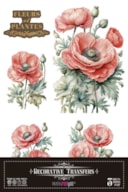 DECOR TRANSFERS 20X30CM POPPY PFY-14632
