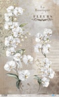 RICE PAPER 54X33CM LA VIE EN FLEURS WHITE ORCHID PFY-15085