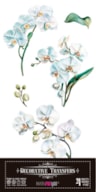 DECOR TRANSFERS 15X30CM WHITE ORCHID PFY-14624