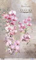 PAPEL ARROZ 54X33CM LA VIE EN FLEURS PINK ORCHID  PFY-15092