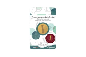 STAMP FOR WAX SEAL D. 1.9CM 70193 LETTER I BLISTER