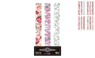 DECOR TRANSFERS 15X30CM BORDERS FLOWERS PFY-14619